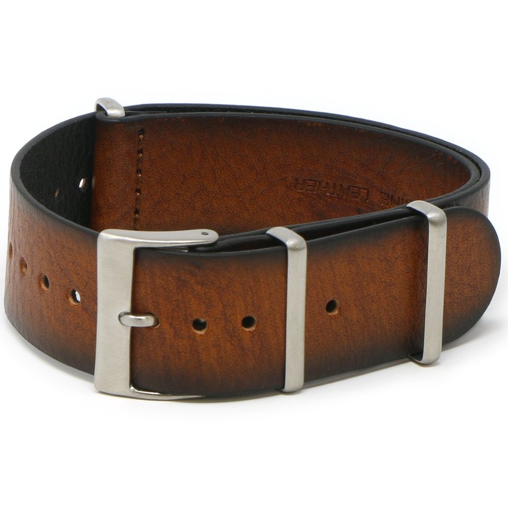 Genuine Leather Watch Strap Band Nato Vintage Rust